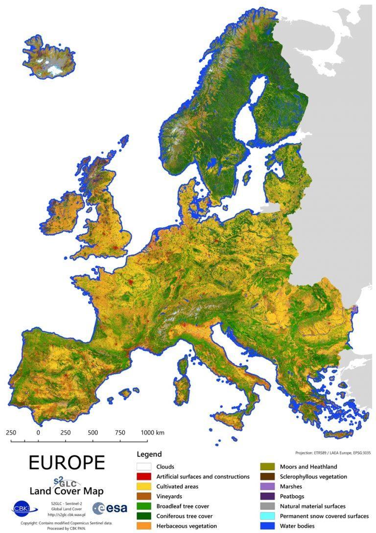 Read more about the article Agreement with the Polish Space Agency on the release of the S2GLC PL2020 land cover map and subsequent editions
